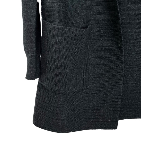 Theory Reeda O Noble Wool Thick Knit Long Cardigan Sweater - Picture 4 of 6